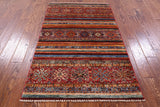 Khorjin Persian Gabbeh Handmade Wool Rug - 3' 3" X 5' 1" - Golden Nile