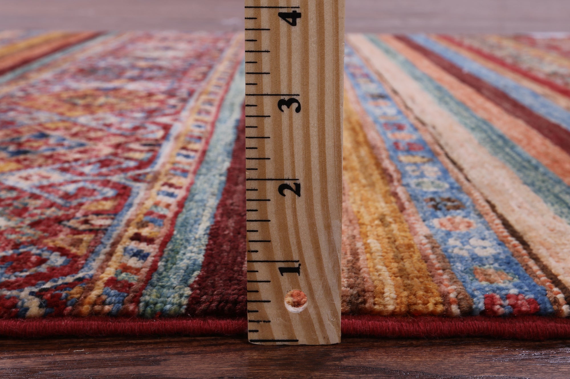 Khorjin Persian Gabbeh Handmade Wool Rug - 3' 3" X 5' 1" - Golden Nile