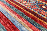 Khorjin Persian Gabbeh Hand Knotted Wool Rug - 3' 2" X 5' 1" - Golden Nile