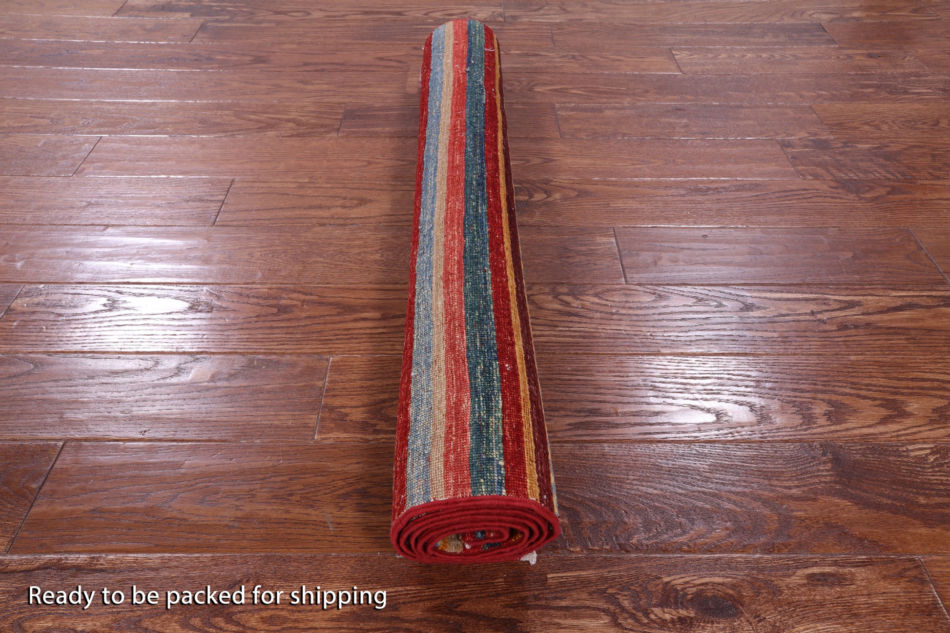 Khorjin Persian Gabbeh Hand Knotted Wool Rug - 3' 2" X 5' 1" - Golden Nile