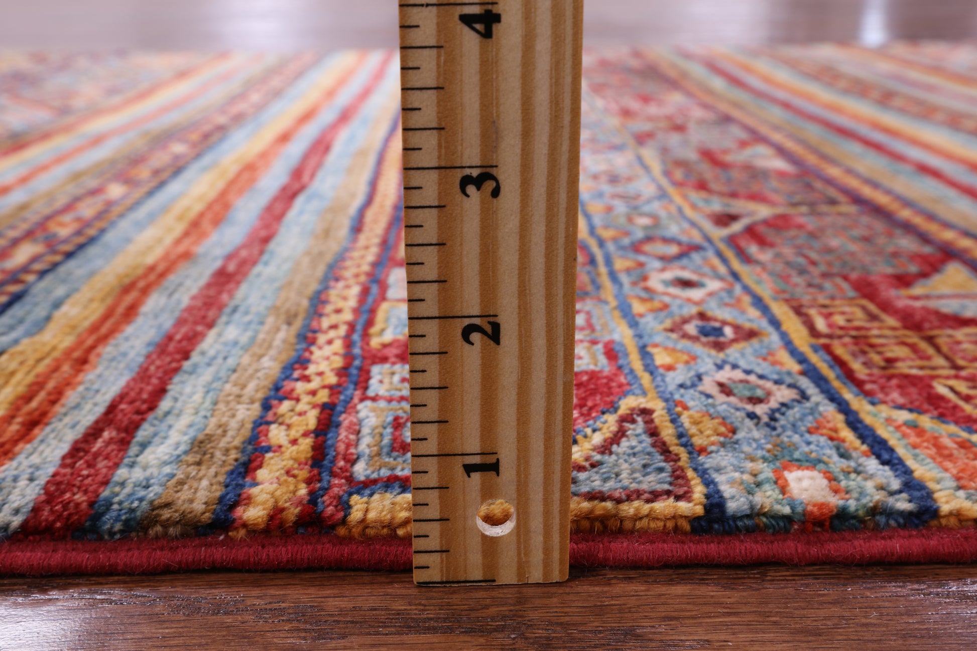 Khorjin Persian Gabbeh Handmade Wool Rug - 3' 1" X 5' 0" - Golden Nile