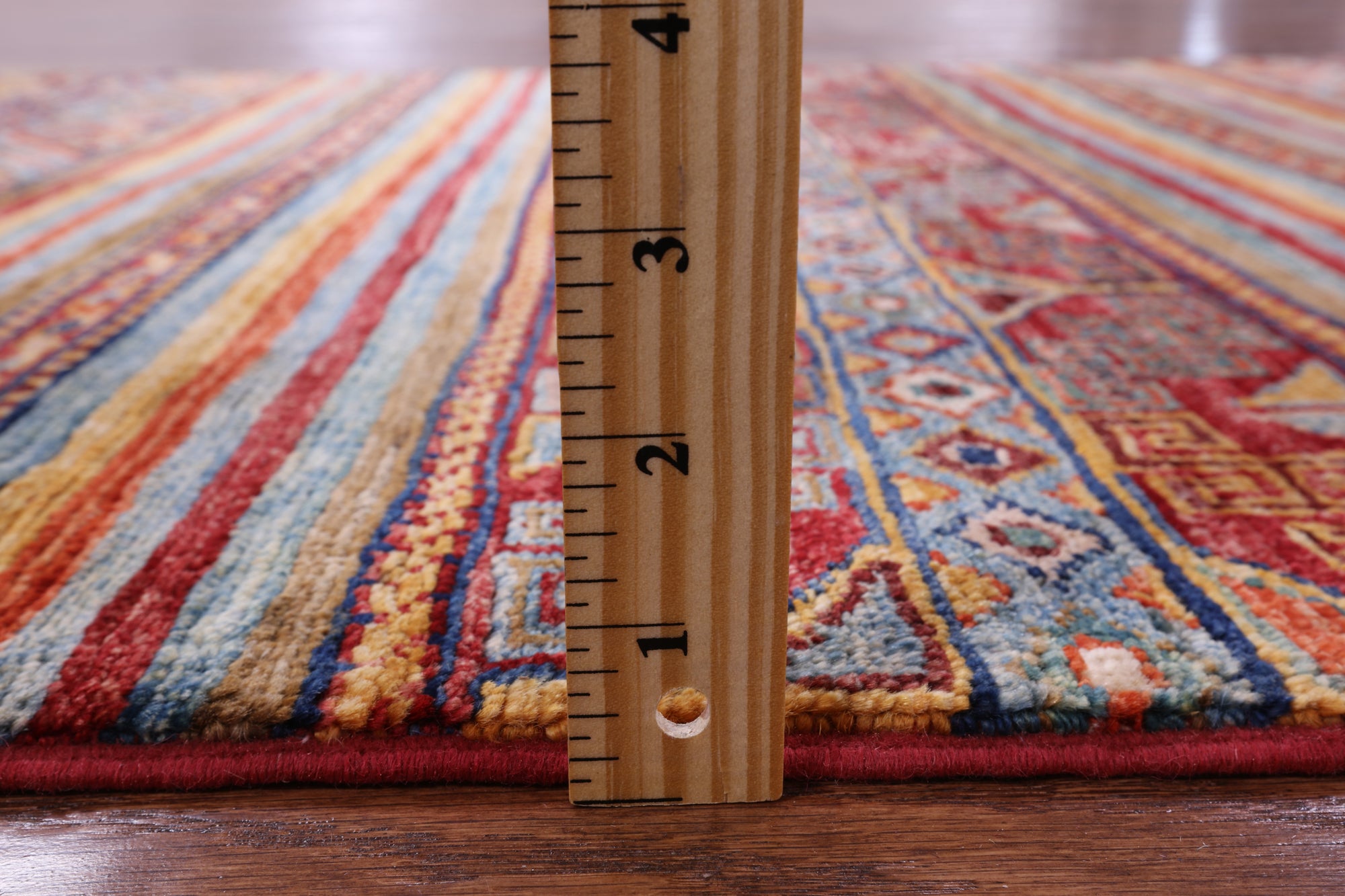 Khorjin Persian Gabbeh Handmade Wool Rug - 3' 1" X 5' 0" - Golden Nile