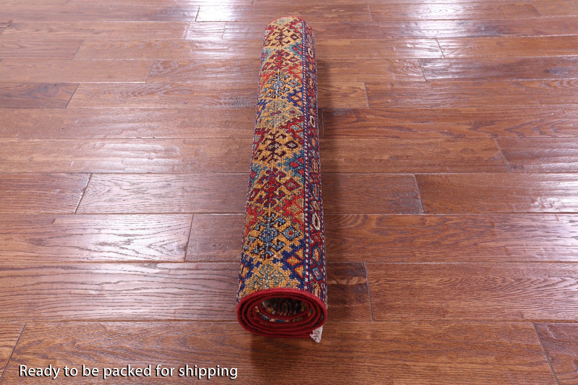 Khorjin Persian Gabbeh Handmade Wool Rug - 3' 1" X 5' 0" - Golden Nile