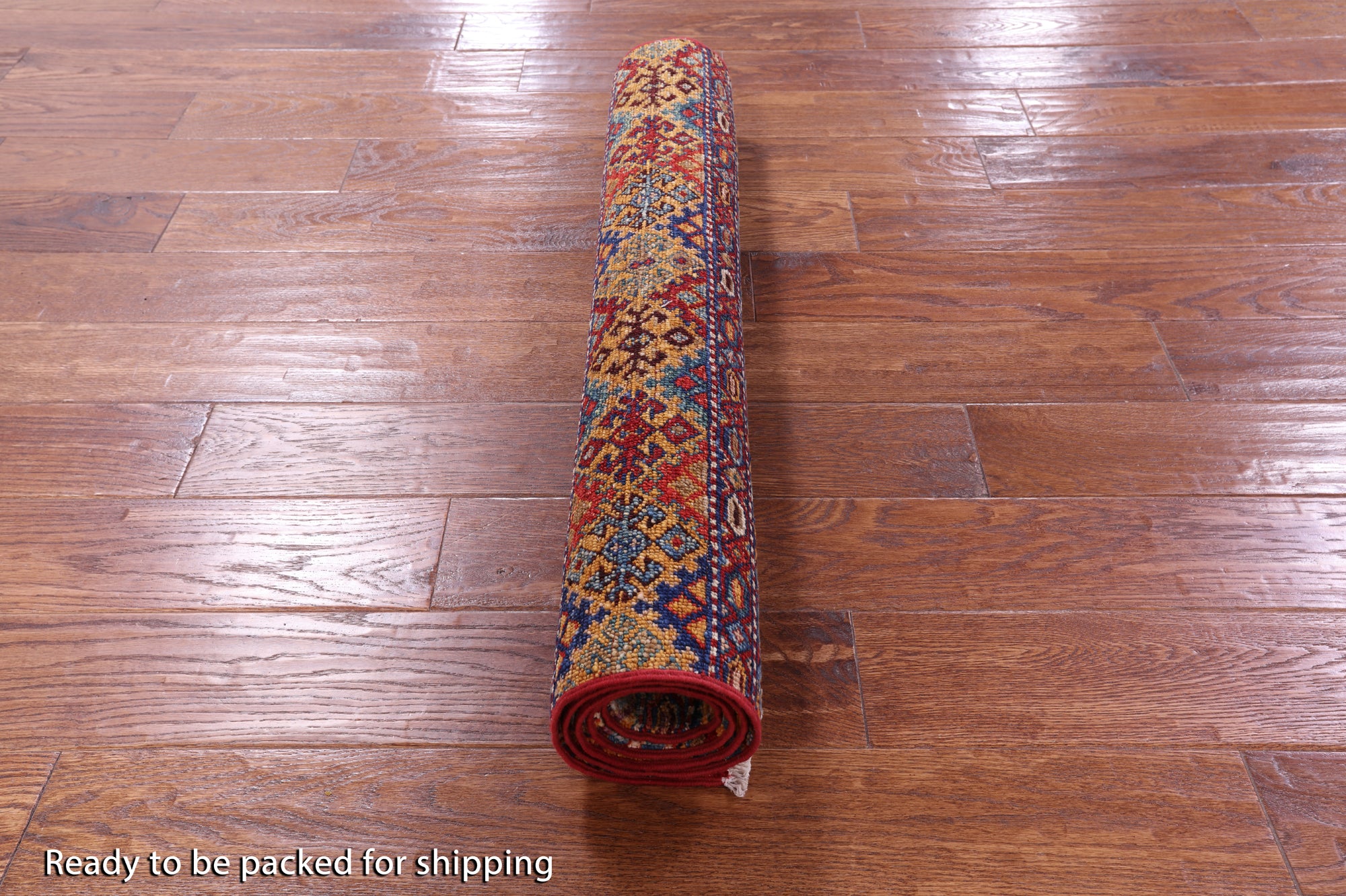 Khorjin Persian Gabbeh Handmade Wool Rug - 3' 1" X 5' 0" - Golden Nile