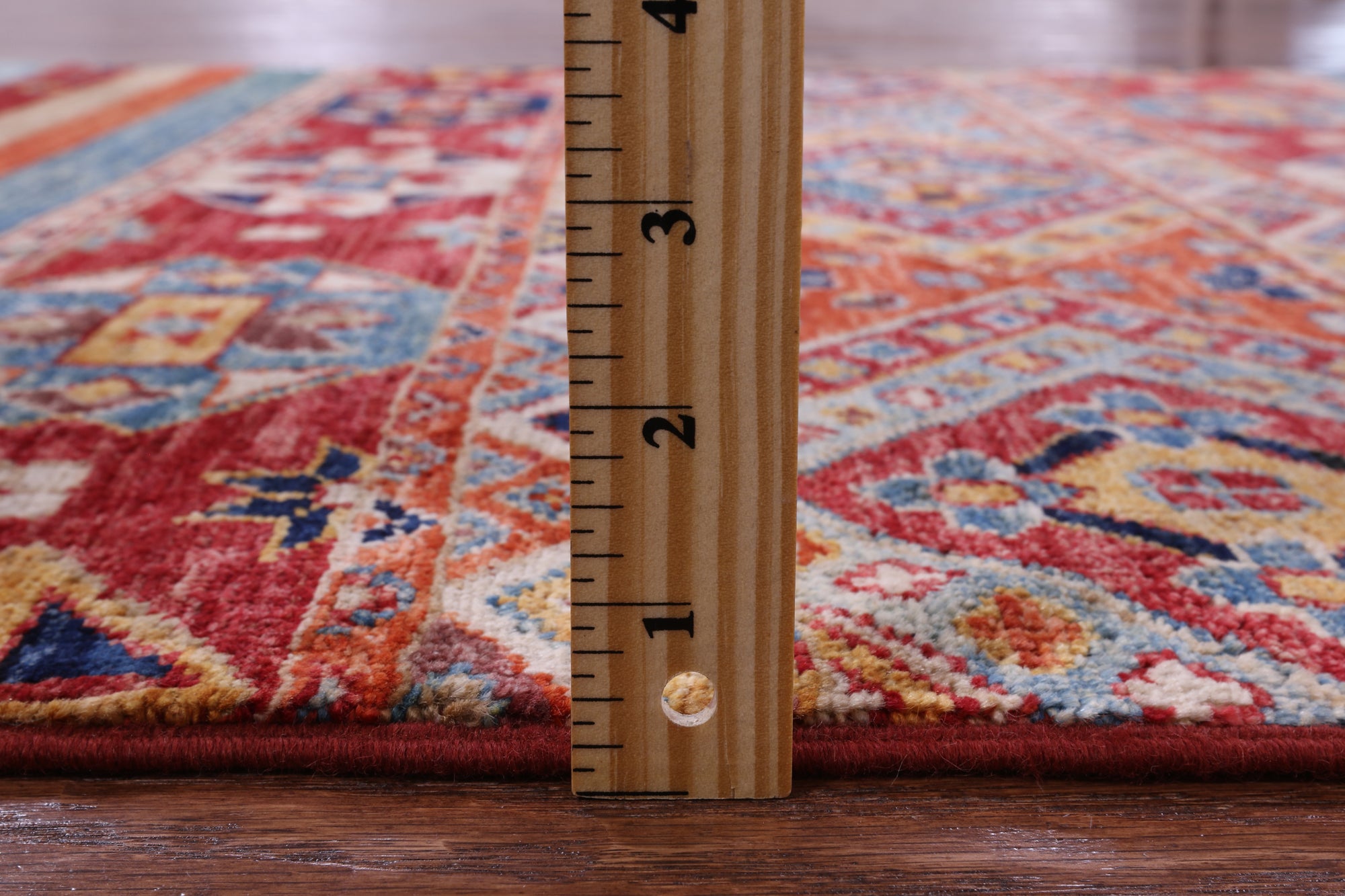 Khorjin Persian Gabbeh Handmade Wool Rug - 3' 0" X 4' 10" - Golden Nile