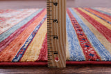 Khorjin Persian Gabbeh Hand Knotted Wool Rug - 3' 3" X 4' 10" - Golden Nile