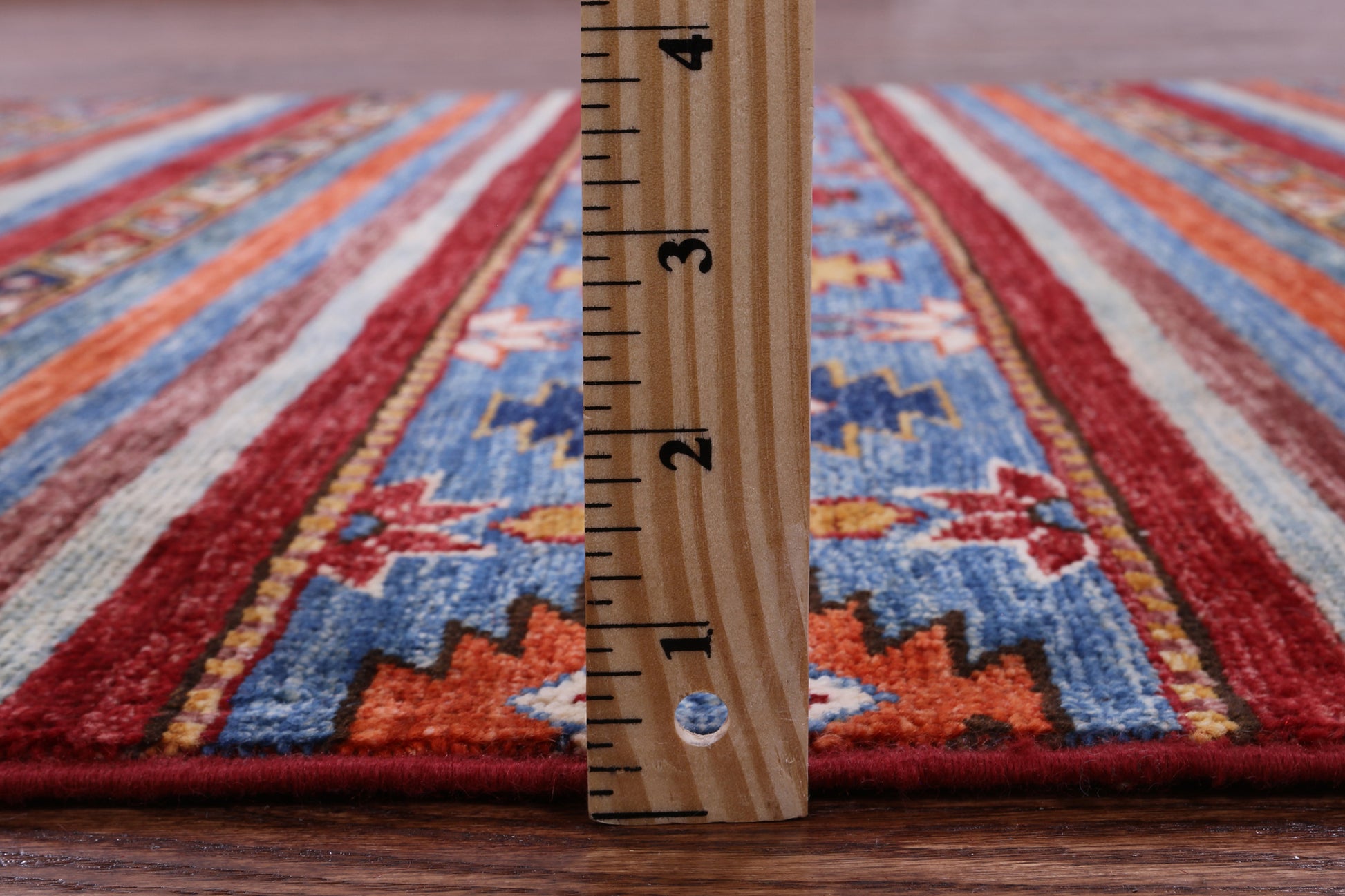 Khorjin Persian Gabbeh Handmade Wool Rug - 3' 5" X 4' 11" - Golden Nile