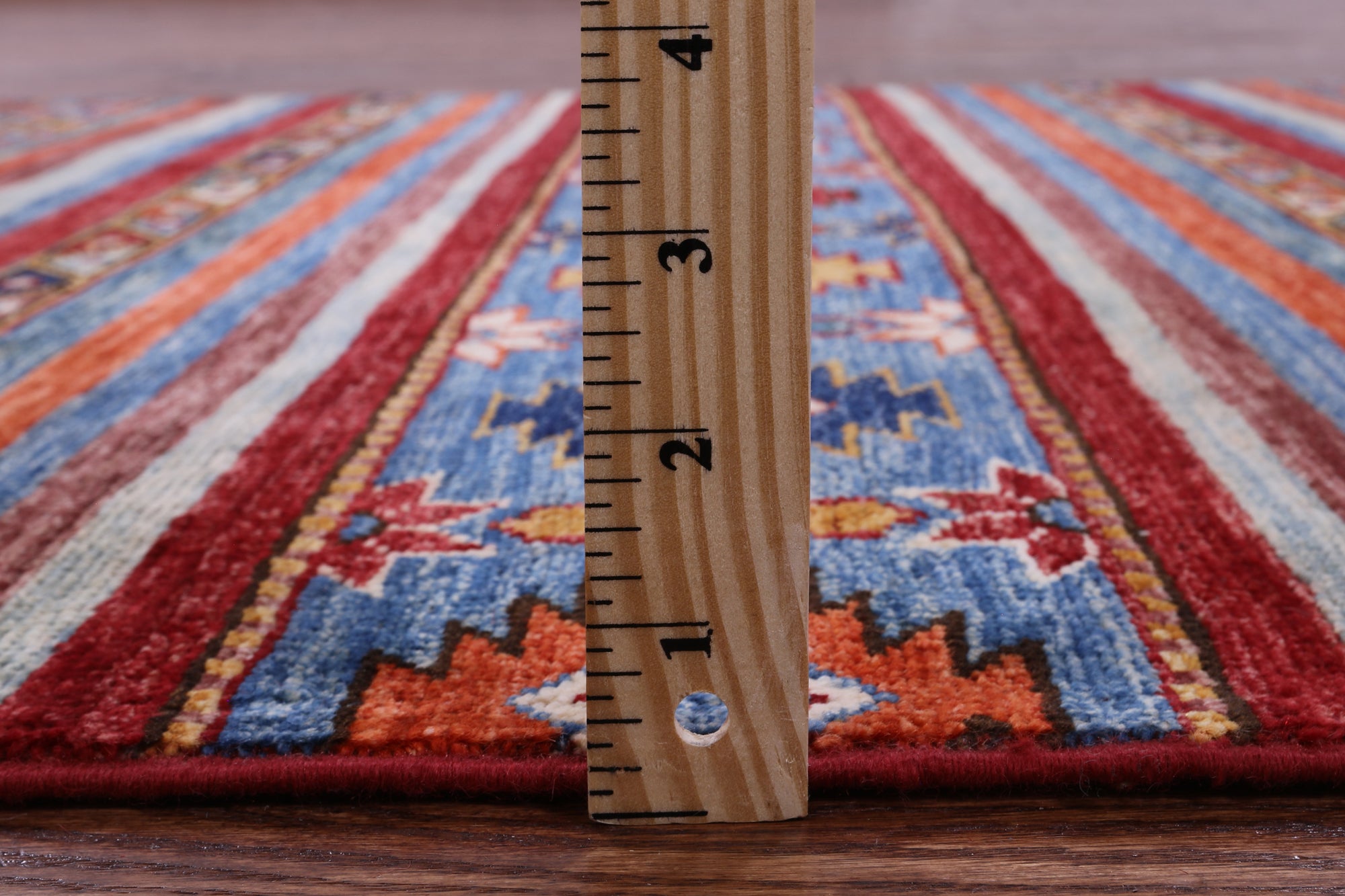 Khorjin Persian Gabbeh Handmade Wool Rug - 3' 5" X 4' 11" - Golden Nile