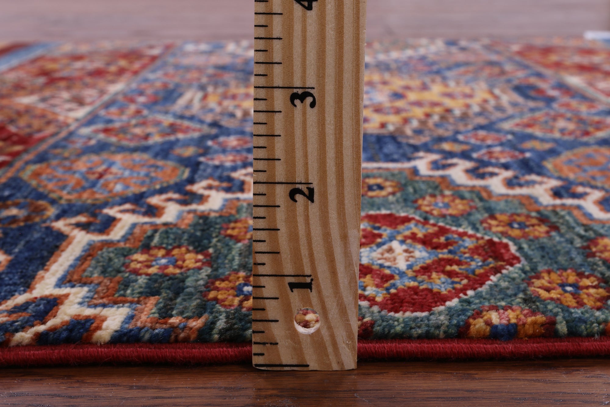 Khorjin Persian Gabbeh Hand Knotted Wool Rug - 2' 8" X 3' 11" - Golden Nile