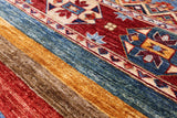 Khorjin Persian Gabbeh Hand Knotted Wool Rug - 2' 7" X 4' 0" - Golden Nile