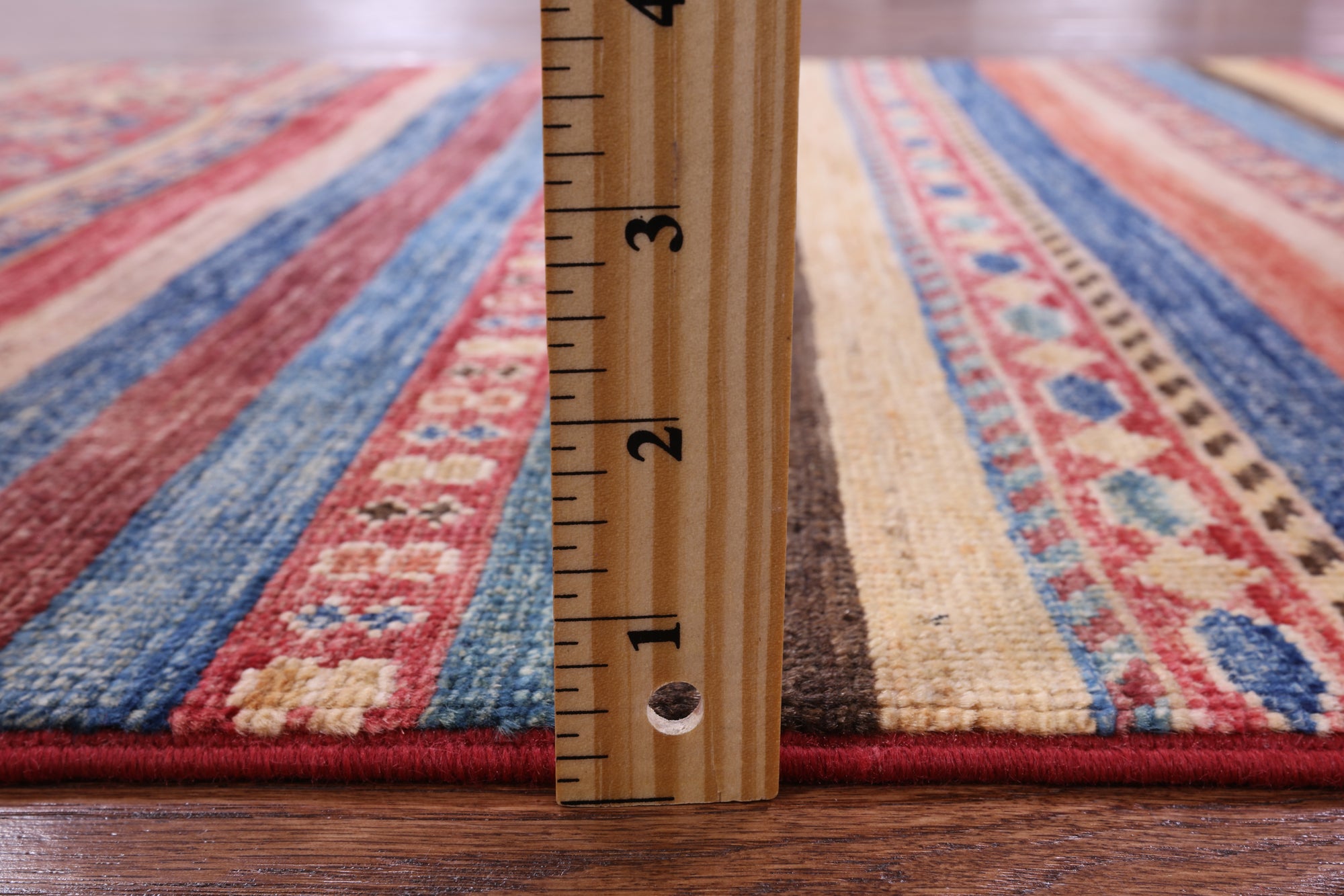 Khorjin Persian Gabbeh Hand Knotted Wool Runner Rug - 2' 8" X 10' 1" - Golden Nile