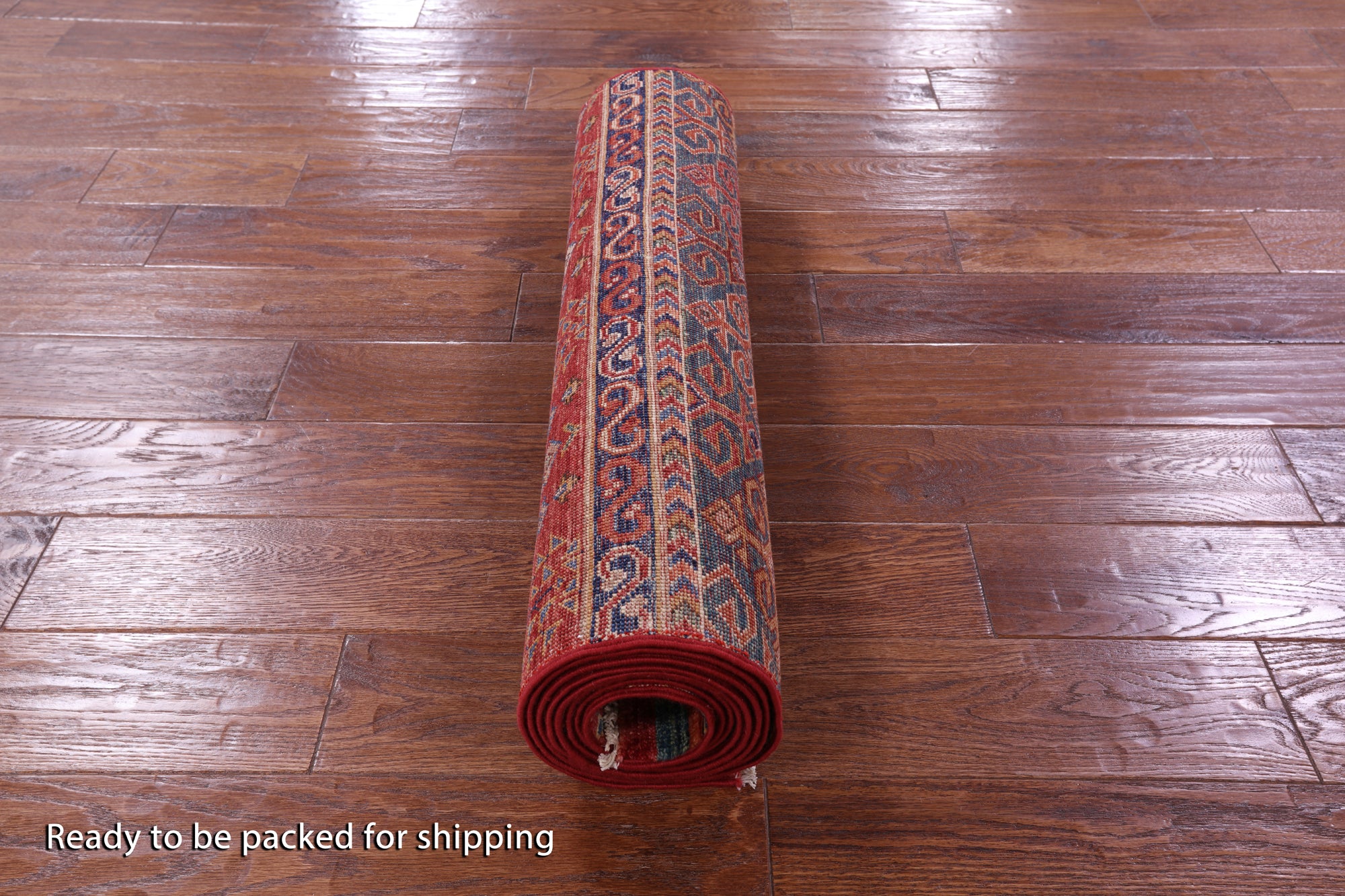 Khorjin Persian Gabbeh Hand Knotted Wool Runner Rug - 2' 8" X 10' 1" - Golden Nile