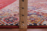 Red Khorjin Persian Gabbeh Hand Knotted Wool Rug - 8' 3" X 11' 9" - Golden Nile