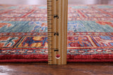 Antiqued Pazyryk Historical Design Handmade Wool Rug - 3' 3" X 4' 11" - Golden Nile