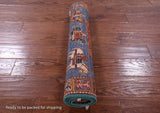 Antiqued Pazyryk Historical Design Hand Knotted Wool Rug - 2' 7" X 4' 6" - Golden Nile