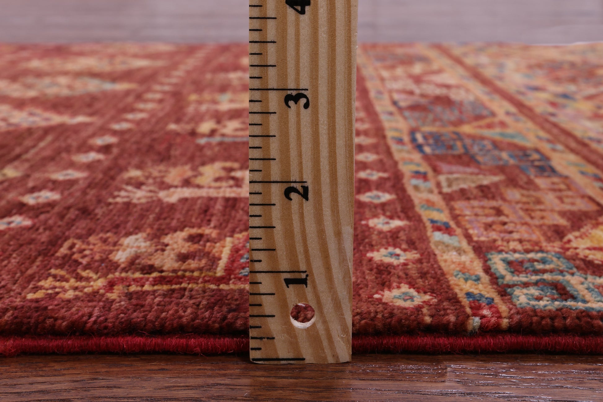 Tribal Persian Gabbeh Hand Knotted Wool Runner Rug - 2' 10" X 9' 10" - Golden Nile