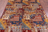 Super Kazak Hand Knotted Wool Rug - 5' 7" X 7' 11" - Golden Nile