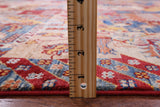 Super Kazak Hand Knotted Wool Rug - 5' 7" X 7' 11" - Golden Nile