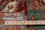 Super Kazak Hand Knotted Wool Rug - 5' 9" X 7' 9" - Golden Nile