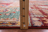 Super Kazak Hand Knotted Wool Rug - 5' 9" X 7' 9" - Golden Nile