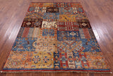 Super Kazak Hand Knotted Wool Rug - 5' 10" X 7' 9" - Golden Nile