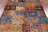 Super Kazak Hand Knotted Wool Rug - 5' 10" X 7' 9" - Golden Nile