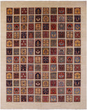 Ivory Garden Design Persian Hand Knotted Wool Rug - 10' 0" X 12' 6" - Golden Nile