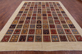 Ivory Garden Design Persian Hand Knotted Wool Rug - 10' 0" X 12' 6" - Golden Nile