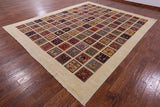Ivory Garden Design Persian Hand Knotted Wool Rug - 10' 0" X 12' 6" - Golden Nile