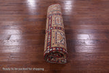 Garden Design Persian Hand Knotted Wool Rug - 8' 2" X 11' 4" - Golden Nile
