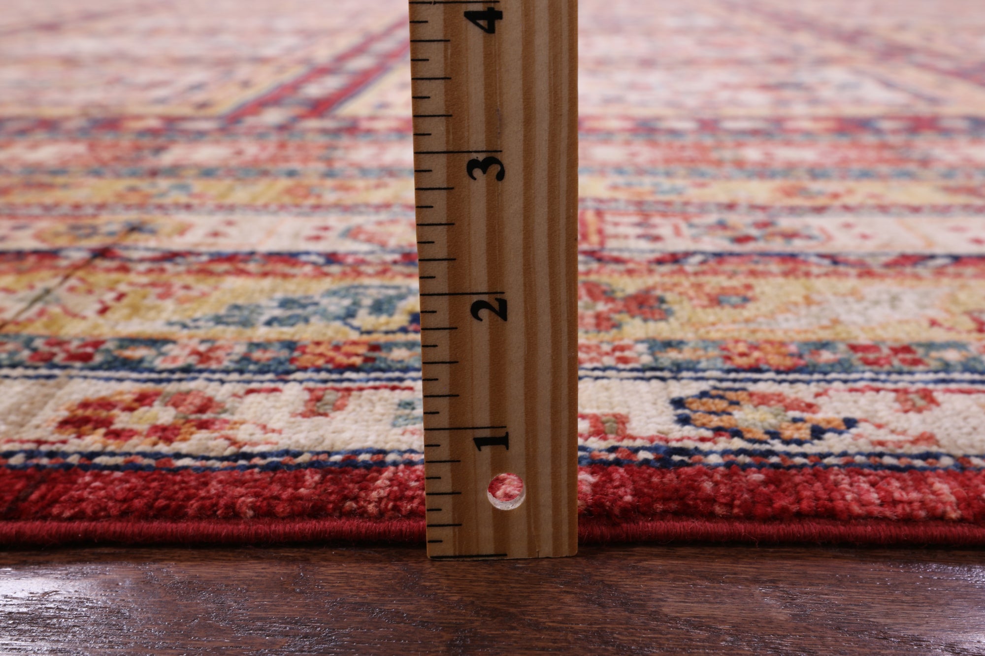 Garden Design Persian Hand Knotted Wool Rug - 8' 2" X 11' 4" - Golden Nile