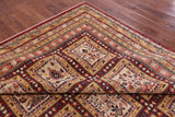 Garden Design Persian Hand Knotted Wool Rug - 8' 2" X 11' 4" - Golden Nile