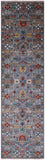 Peshawar Hand Knotted Wool Runner Rug - 2' 8" X 9' 10" - Golden Nile