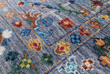 Peshawar Hand Knotted Wool Runner Rug - 2' 8" X 9' 10" - Golden Nile