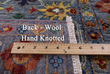 Peshawar Hand Knotted Wool Runner Rug - 2' 8" X 9' 10" - Golden Nile