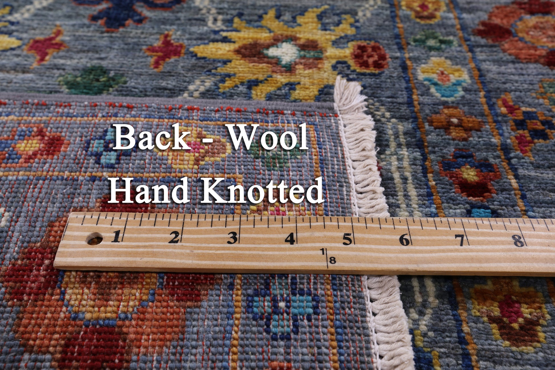 Peshawar Hand Knotted Wool Runner Rug - 2' 8" X 9' 10" - Golden Nile