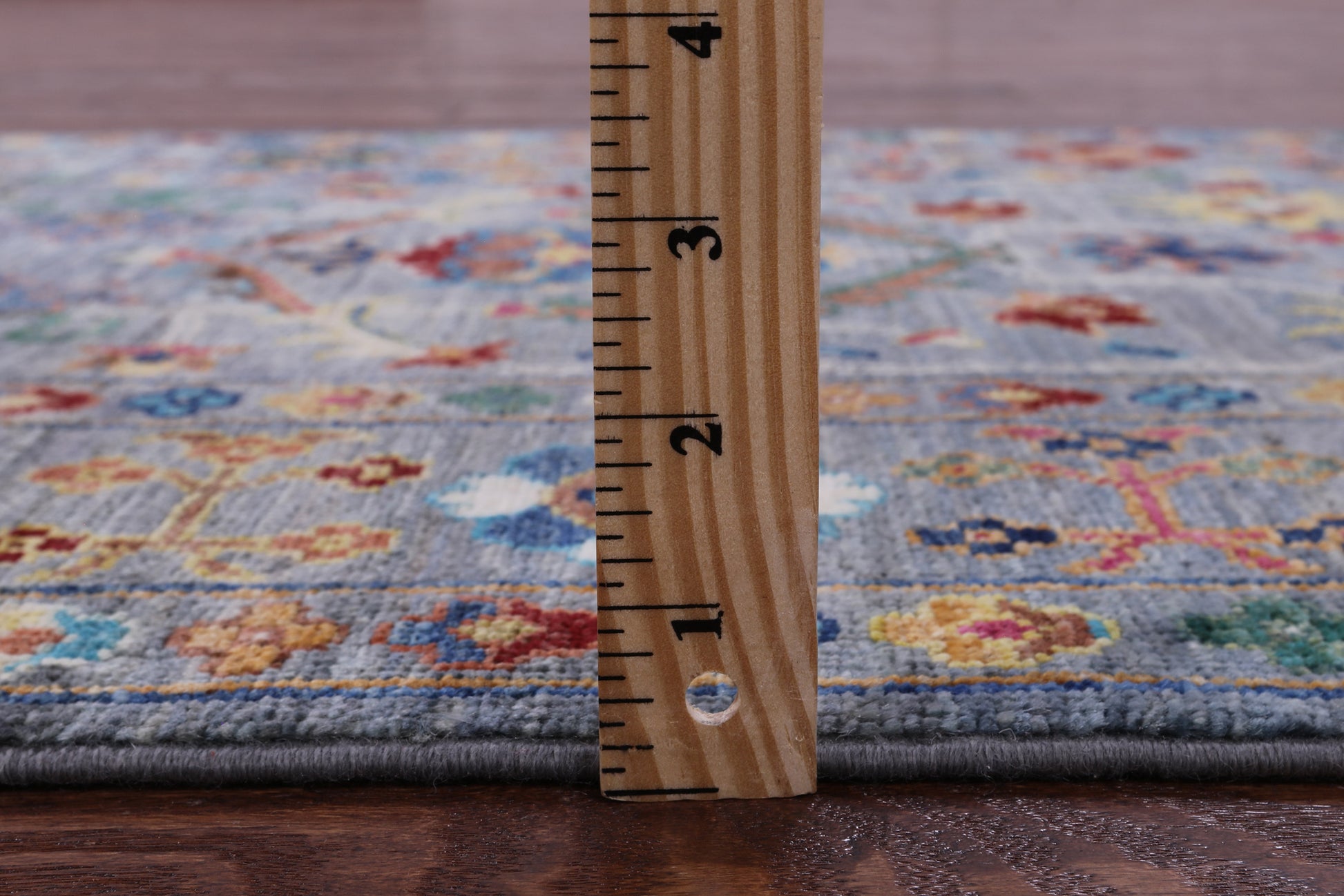 Peshawar Hand Knotted Wool Runner Rug - 2' 8" X 9' 10" - Golden Nile