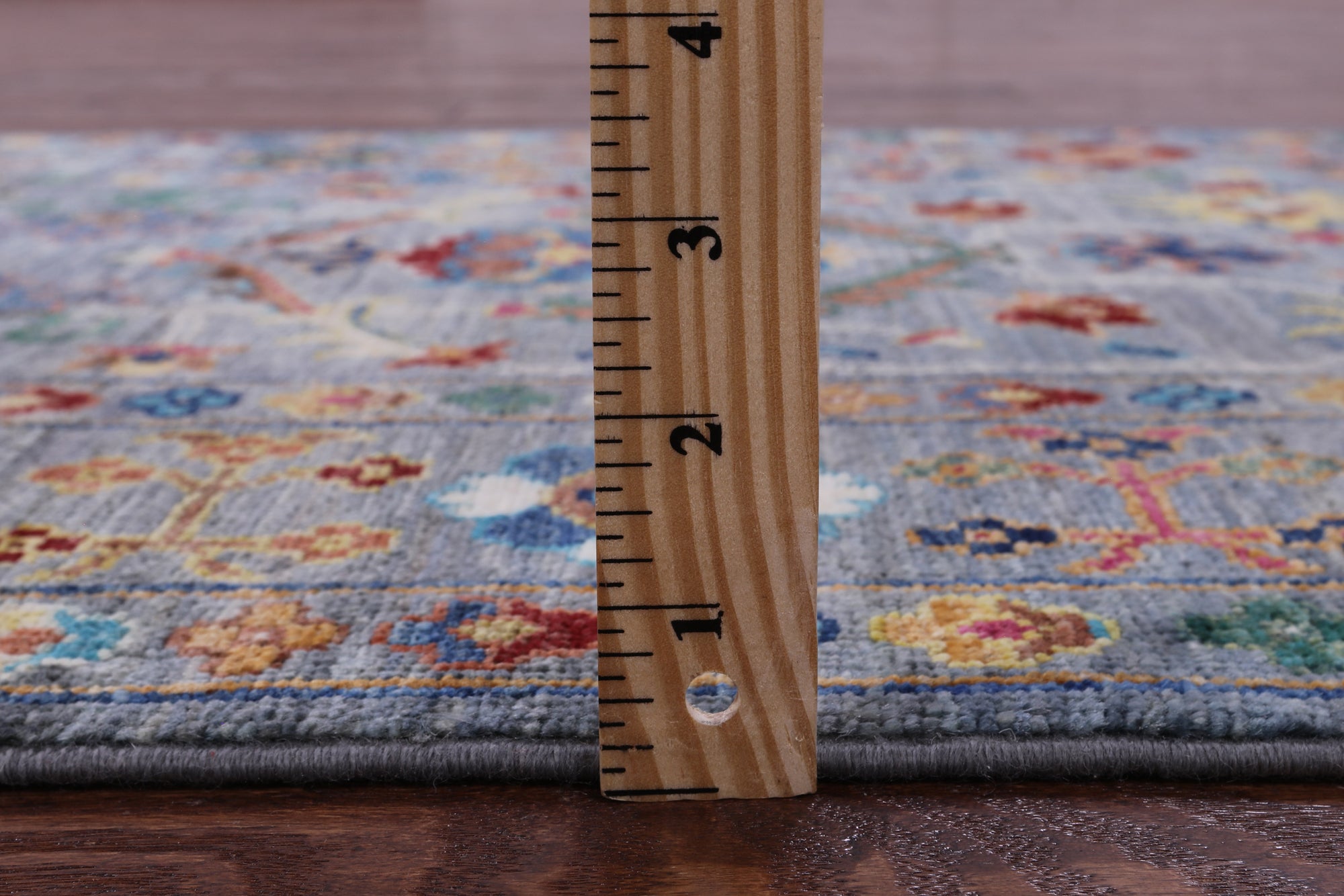 Peshawar Hand Knotted Wool Runner Rug - 2' 8" X 9' 10" - Golden Nile