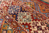 Khorjin Persian Gabbeh Handmade Wool Rug - 5' 8" X 8' 3" - Golden Nile
