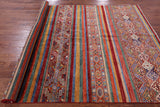 Khorjin Persian Gabbeh Hand Knotted Wool Rug - 6' 7" X 9' 9" - Golden Nile