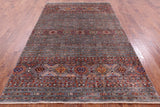 Khorjin Persian Gabbeh Hand Knotted Wool Rug - 6' 0" X 9' 1" - Golden Nile