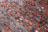 Khorjin Persian Gabbeh Hand Knotted Wool Rug - 6' 0" X 9' 1" - Golden Nile