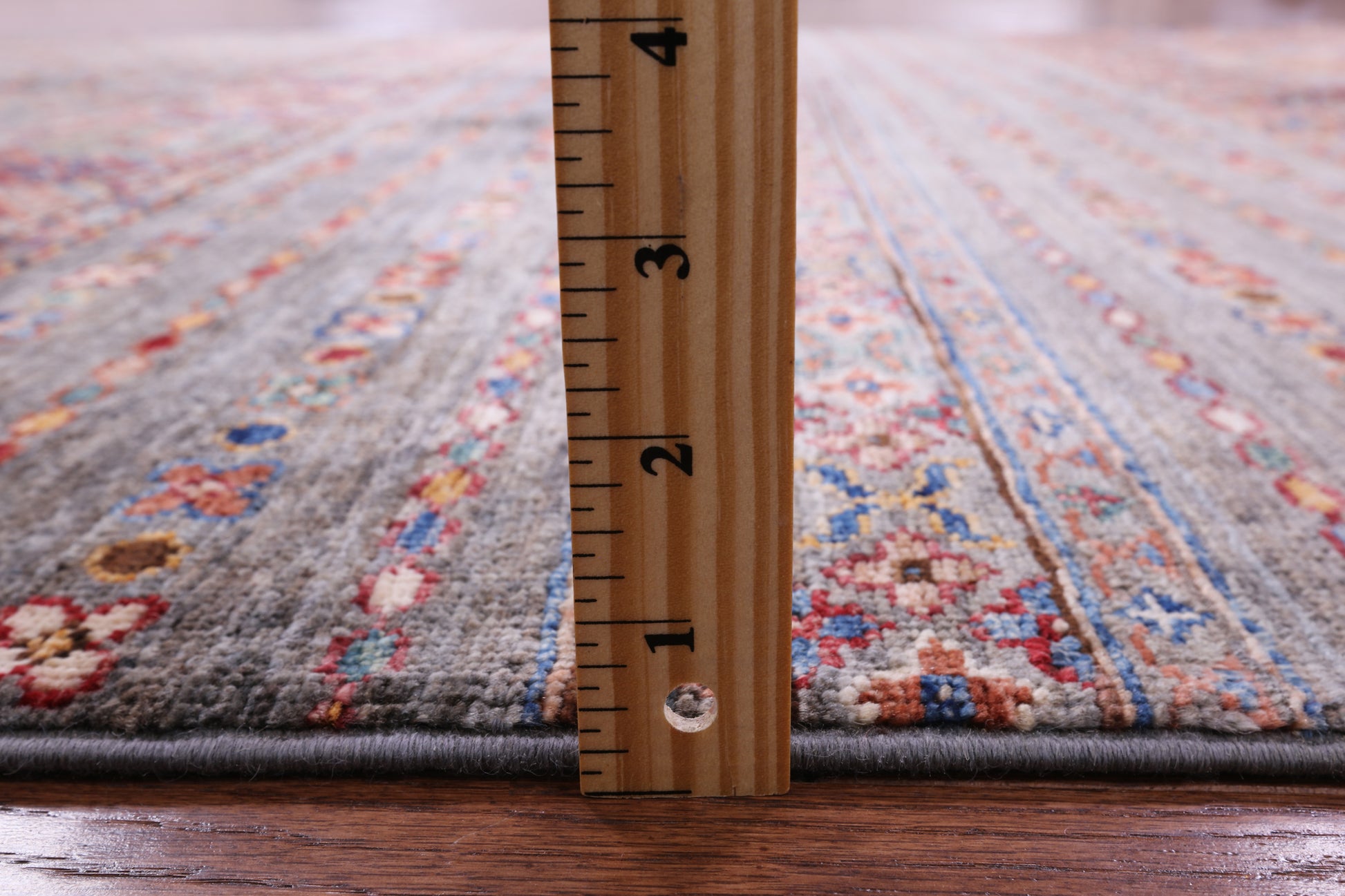 Khorjin Persian Gabbeh Hand Knotted Wool Rug - 6' 0" X 9' 1" - Golden Nile