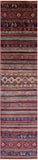 Tribal Persian Gabbeh Handmade Wool Runner Rug - 2' 6" X 11' 1" - Golden Nile
