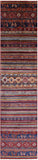 Tribal Persian Gabbeh Handmade Wool Runner Rug - 2' 6" X 11' 1" - Golden Nile