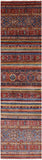 Khorjin Persian Gabbeh Handmade Wool Runner Rug - 2' 7" X 10' 3" - Golden Nile
