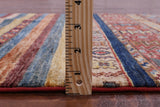 Khorjin Persian Gabbeh Handmade Wool Runner Rug - 2' 7" X 10' 3" - Golden Nile