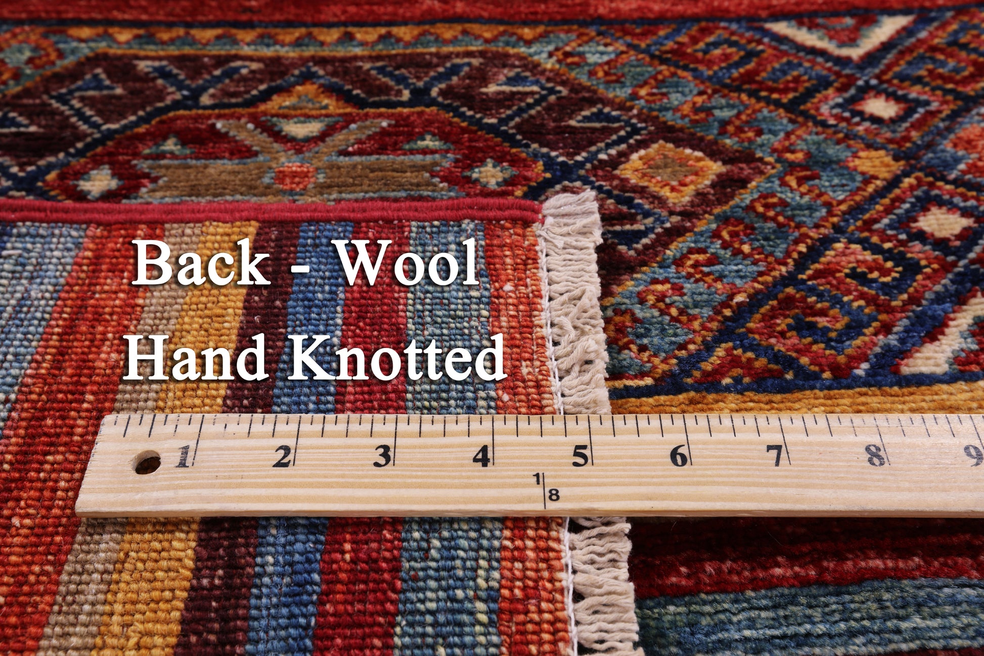 Khorjin Persian Gabbeh Hand Knotted Wool Rug - 2' 8" X 4' 0" - Golden Nile
