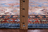 Blue Super Kazak Hand Knotted Wool Rug - 8' 11" X 12' 2" - Golden Nile