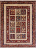 Ivory Garden Design Persian Hand Knotted Wool Rug - 4' 10" X 6' 7" - Golden Nile